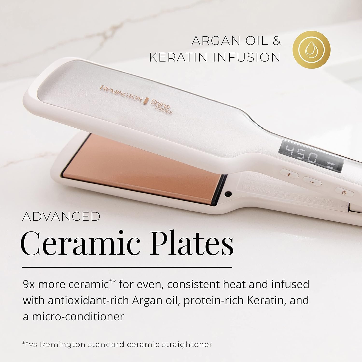 Remington Ceramic Hair Straightener - Image 4