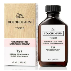 Wella Color Charm Toner T27 Medium Beige Blonde 1.4Oz