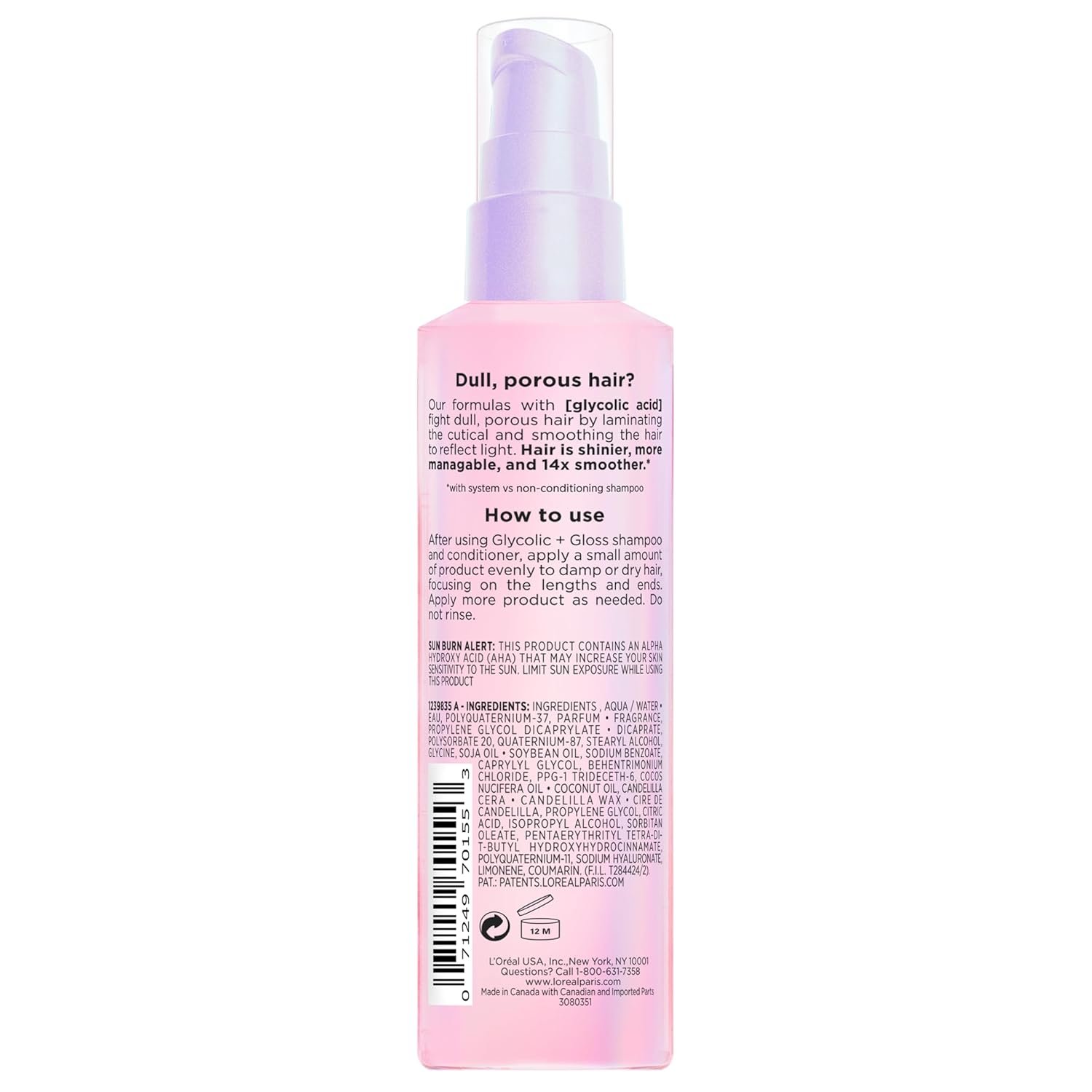 L'Oreal Paris Elvive 4% Glycolic Hair Serum - Image 4