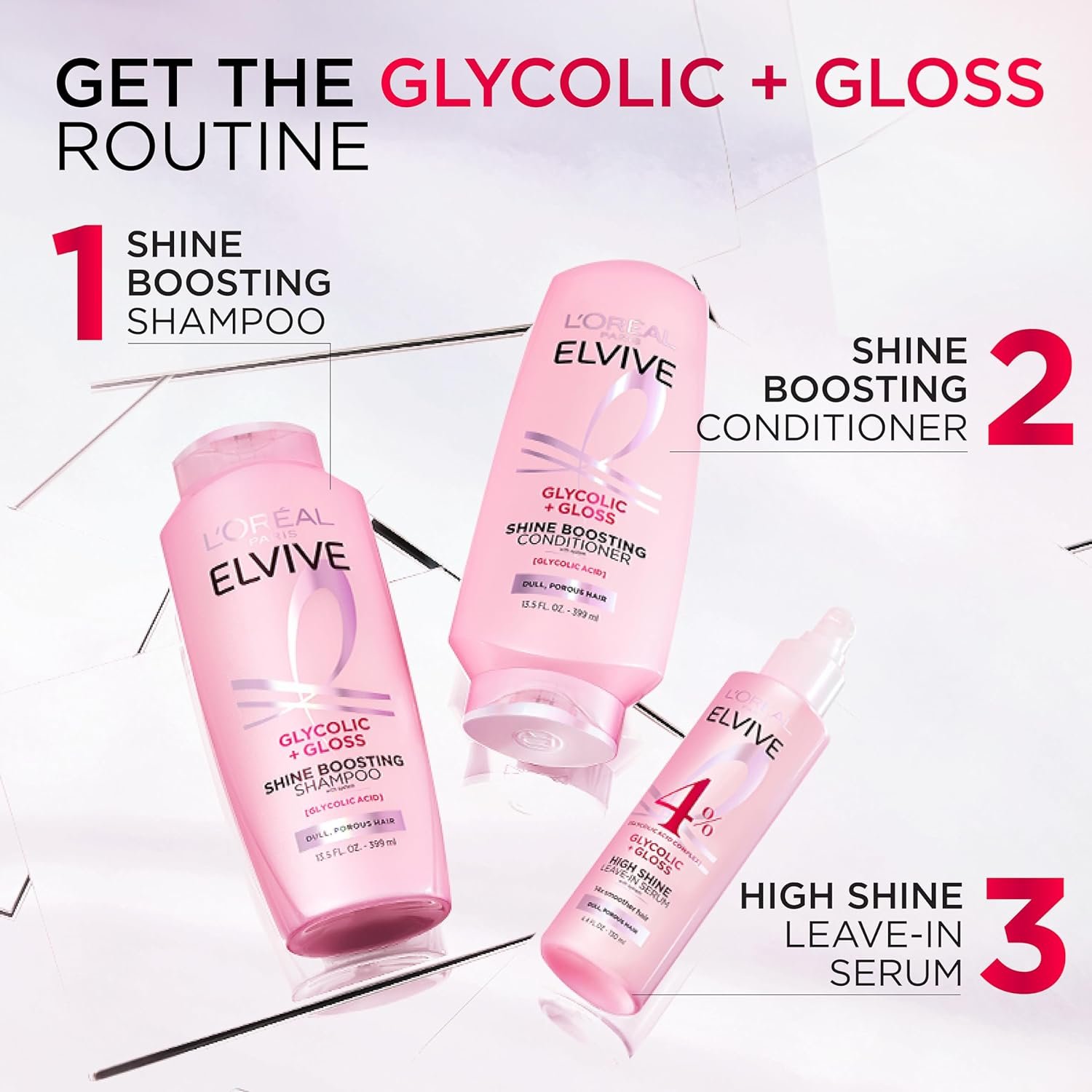 L'Oreal Paris Elvive 4% Glycolic Hair Serum - Image 3