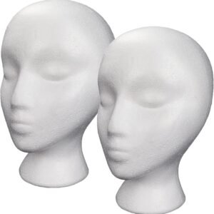 Styrofoam Foam Mannequin Head